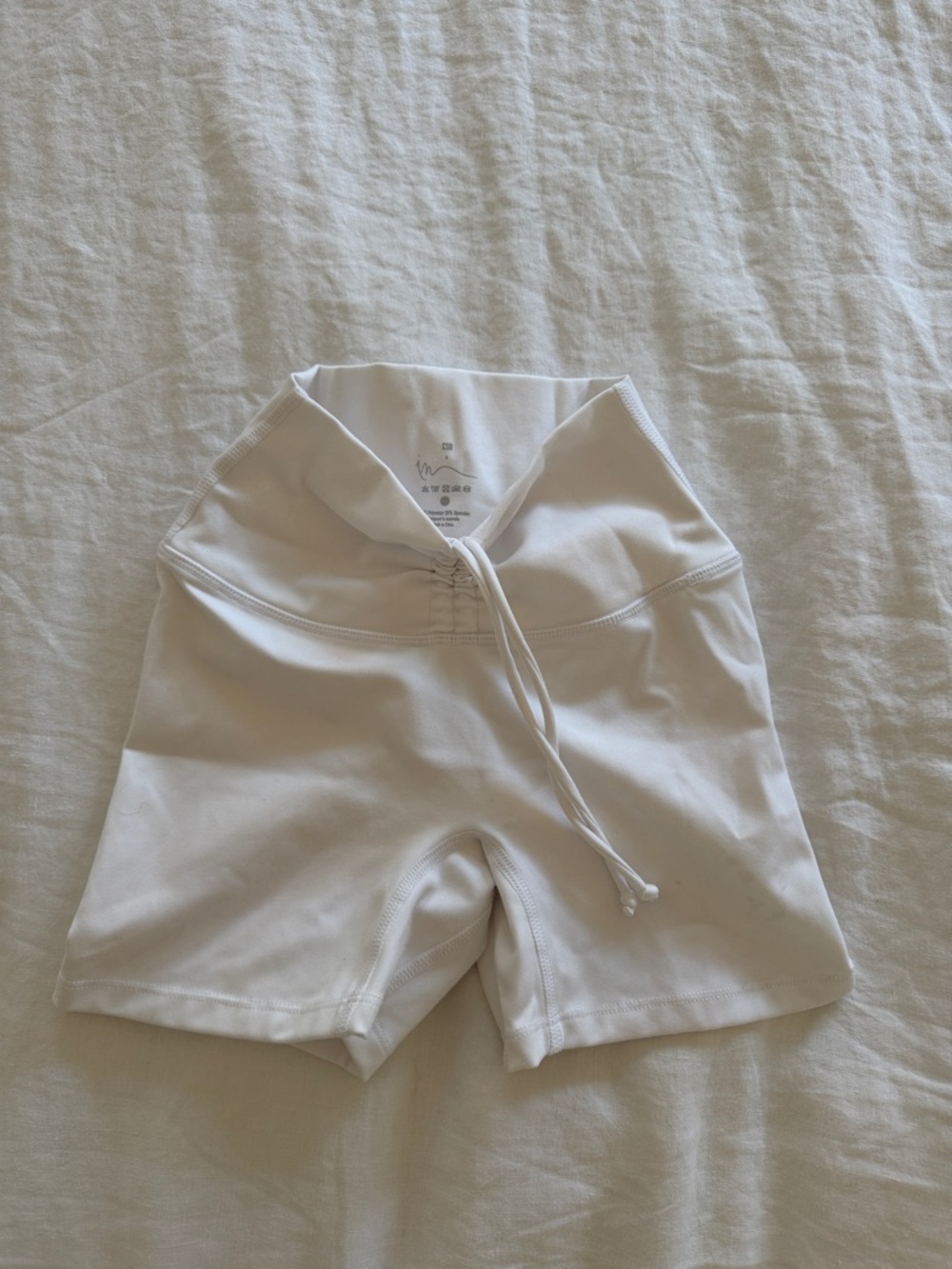 CSB x Isabelle Mathers White Shorts